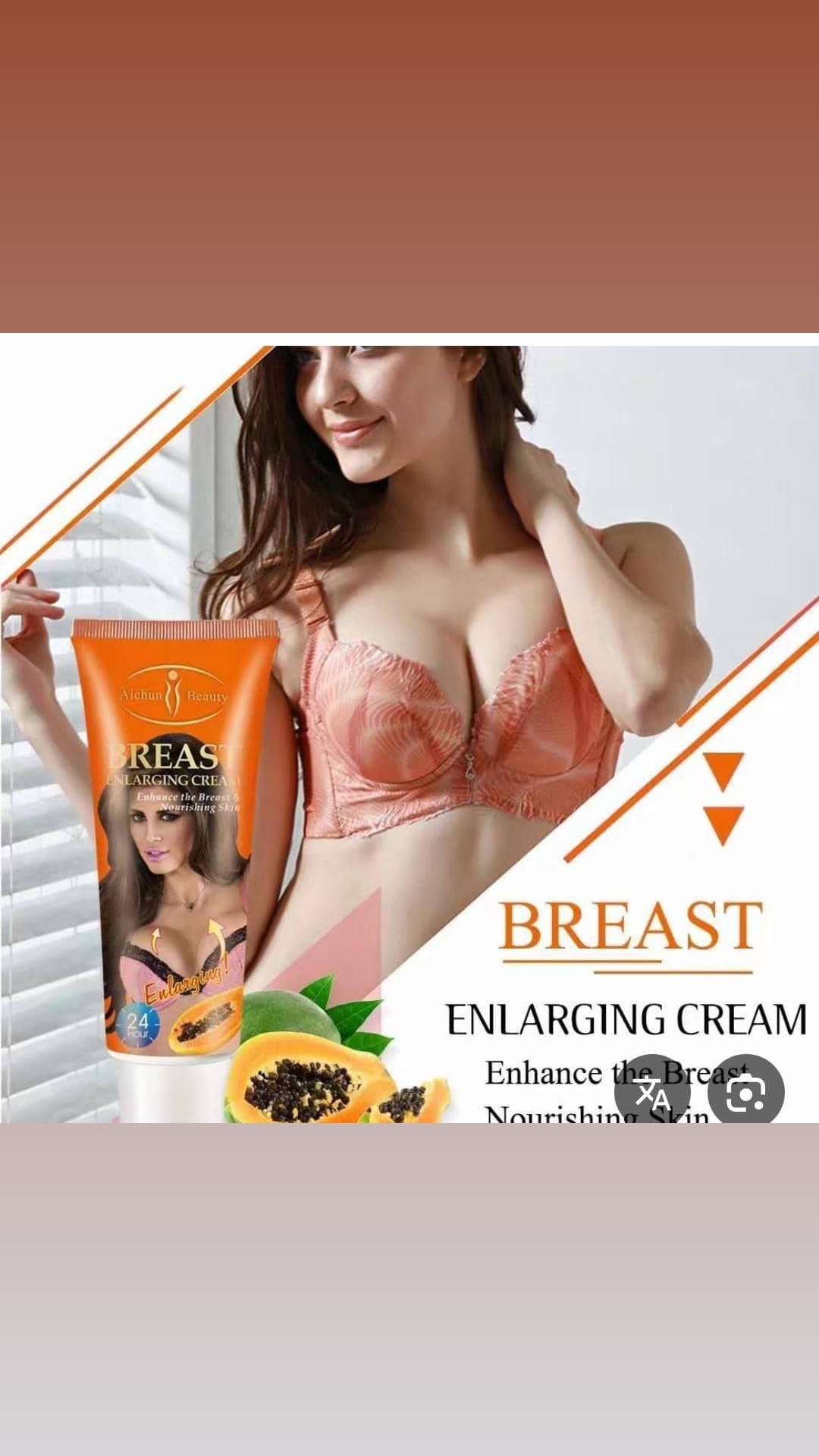 ژل حجم دهنده و لیفت و سفت کننده سینه ایچون